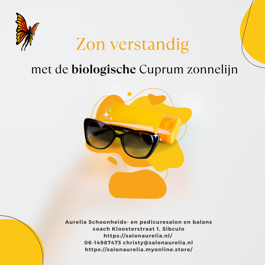 Cuprum biologische zonnelijn, Aurelia Schoonheids- en pedicuresalon Sibculo